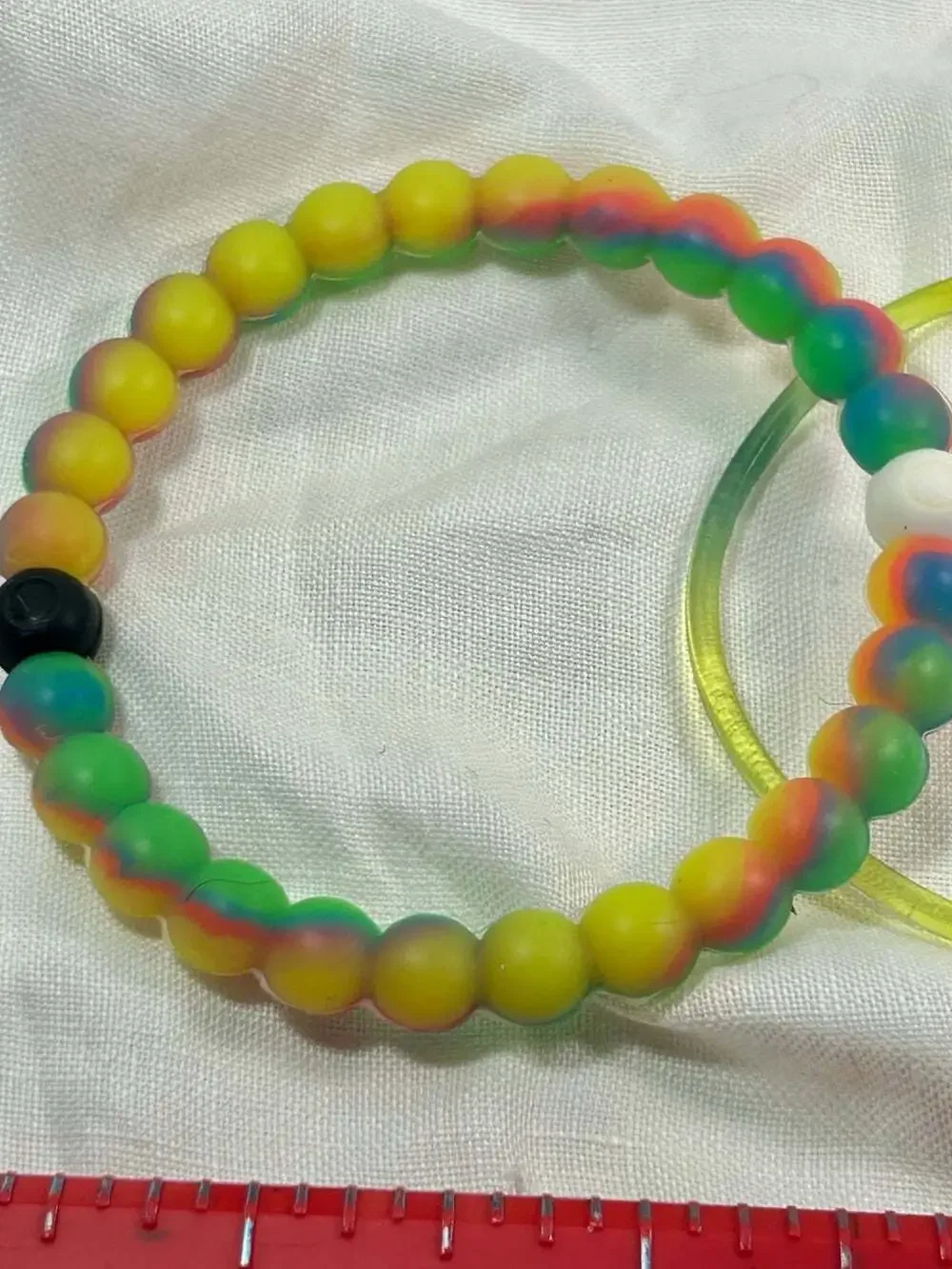 Lokai bracelet with 2 jelly bracelets
